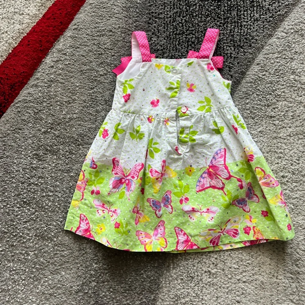 Assorted Girls 3PC 12M Summer Dresses Bundle - Picture 7 of 10